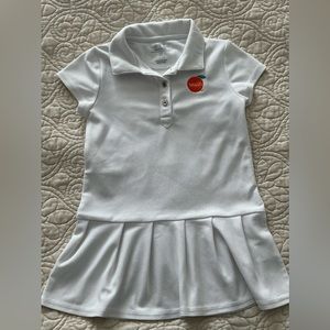 Orange Beach Polo Style Dress